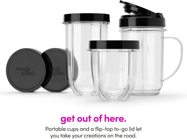 Blender, Small, Black, 11 Piece Set