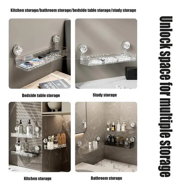bathroom shelves